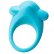 Голубое эрекционное силиконовое кольцо TOYFA A-Toys