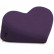 Фиолетовая малая вельветовая подушка-сердце для любви Liberator Retail Heart Wedge