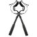 Чёрный бондажный комплект Romfun Sex Harness Bondage на сбруе