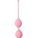 Розовые вагинальные шарики SEE YOU IN BLOOM DUO BALLS 29MM