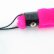 Плеть из лака с розовым мехом BDSM Light - 43 см.