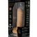 Вибратор-реалистик с кнопкой на стволе PURRFECT SILICONE DELUXE ONE TOUCH 7INCH - 18 см.
