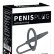 Серый уретральный плаг с силиконовым кольцом под головку Penis Plug