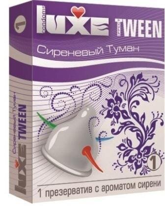 Презерватив Luxe Tween  Сиреневый туман  с ароматом сирени - 1 шт.