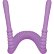 Фиолетовый гибкий фаллоимитатор Intimate Spreader для G-стимуляции