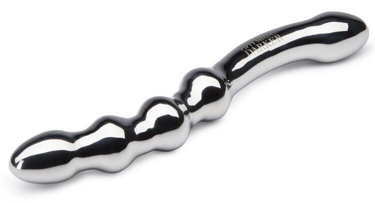 Изогнутый стимулятор G-точки Deliciously Deep Steel G-Spot Wand - 25,4 см.