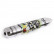 Вибратор Motorhead Overkill 7 Function Power Vibrator с принтом - 18 см.