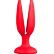 Красная пробка-бутон MENZSTUFF FLOWER BUTT PLUG 4INCH - 11 см.