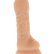 Фаллоимитатор с полузакрытой головкой REALSTUFF REAL FEELING DONG UNCUT 7INCH - 17,8 см.