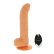 Телесный вибратор с присоской и дистанционным управлением PURRFECT SILICONE DELUXE REMOTE VIBE 8IN - 20 см.