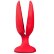 Красная пробка-бутон MENZSTUFF FLOWER BUTT PLUG 6INCH - 15 см.