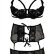 Игривый комплект 3 PC SHOW ME BRA GARTER CROTCHLESS PANTY