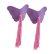 Фиолетовые пэстисы в форме бабочек с кистями Pasties Purple Butterfly