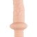 Телесный фаллоимитатор с ручкой BIGSTUFF DONG WITH HANDLE - 32 см.