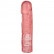 Розовая фаллическая насадка Vac-U-Lock 8  Crystal Jellies Dong - 20,3 см.