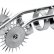 Насадка на палец с игольчатыми колёсиками Spikes Double Finger Pinwheel