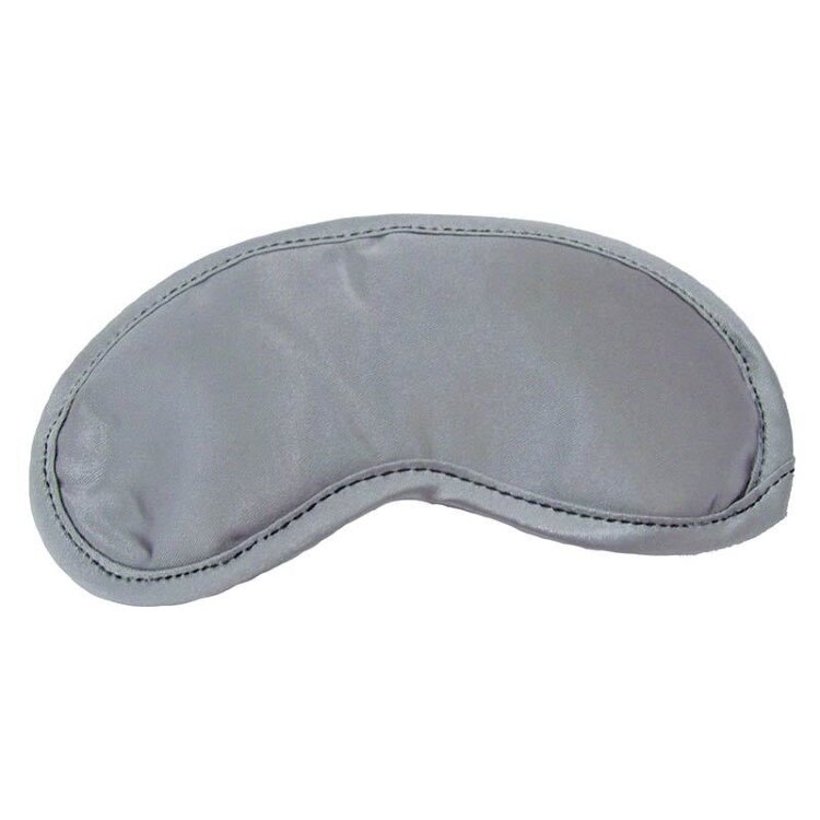 Серая маска на глаза Satin Blindfold