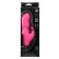 Розовый вибратор с клиторальным стимулятором PURRFECT SILICONE DELUXE DUOVIBE - 17,5 см.