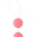 Розовые вагинальные шарики Vibratone DUO-BALLS