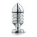 Металлическая анальная пробка Hector Helix Buttplug S - 10 см.