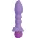 Фиолетовый вибромассажер для анальной стимуляции PURRFECT SILICONE ANAL VIBRATOR - 13 см.
