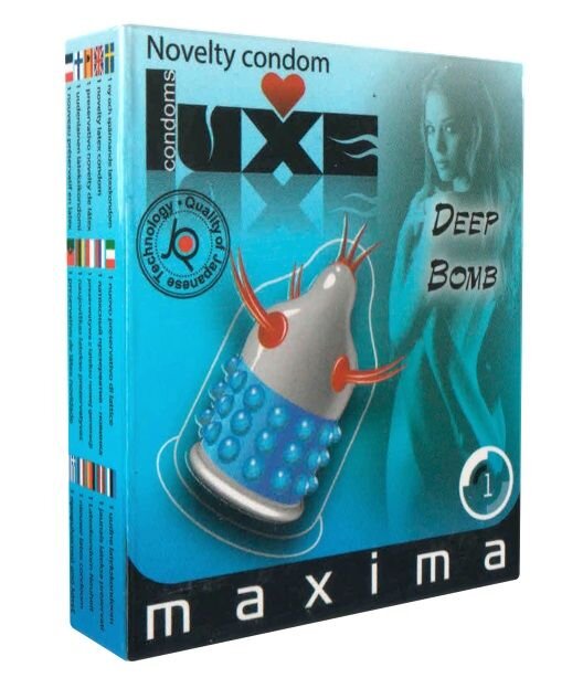 Презерватив LUXE Maxima  Глубинная бомба  - 1 шт.