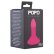 Розовая анальная втулка с широким основанием POPO Pleasure - 11,9 см.