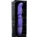 Фиолетовый вибратор PURRFECT SILICONE DELUXE VIBE с шипиками в основании - 15 см.