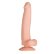 Телесный фаллоимитатор на присоске PURRFECT SILICONE DELUXE DONG 8INCH - 20 см.