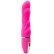Розовый волнообразный вибратор PURRFECT SILICONE DELUXE VIBE - 15 см.