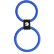 Синее двойное эрекционное кольцо Dual Rings Blue