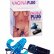 Клиторальный стимулятор на ремешках с вагинальным отростком VAGINA PLUG